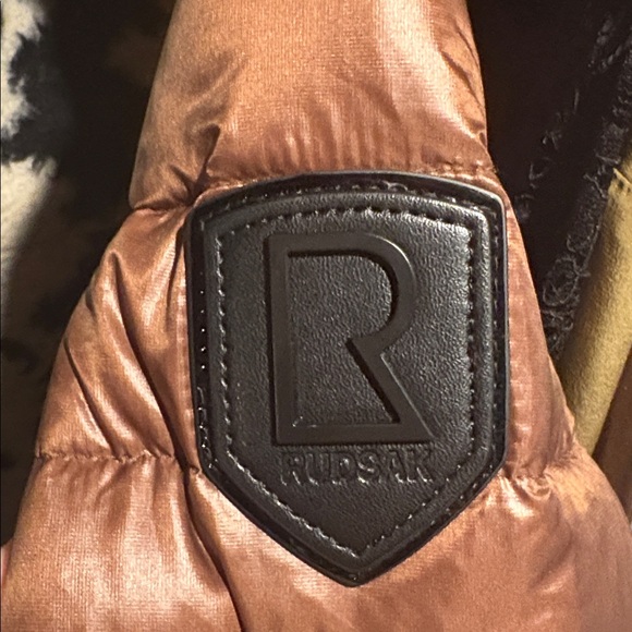 Rudsak Brown Quilted Hooded Jacket - Picture 3 of 4